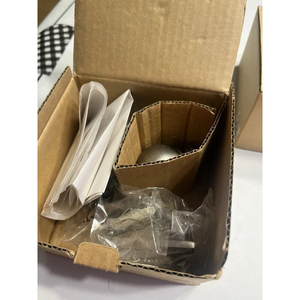 Restoration Hardware Small Ball Finial Tie Back Antique Silver Finish Pair New